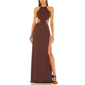 Dundas 'Moon' Brown Maxi Dress Size M - NWT
